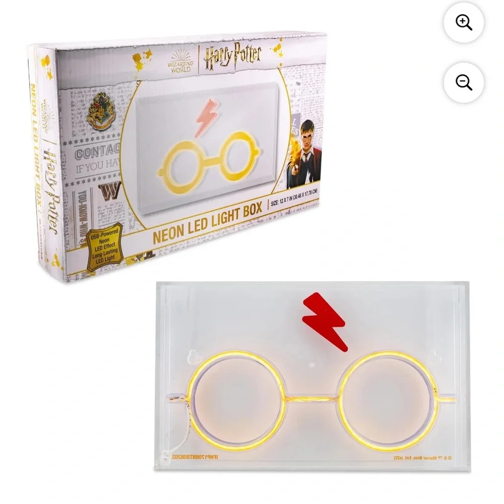 Harry Potter Neon LED Light Box NWT NIB